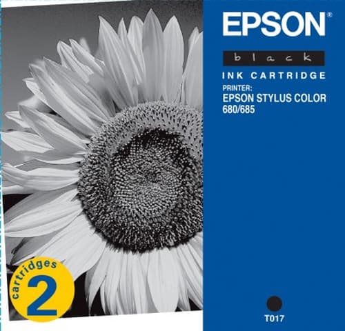 Epson T017 Twin Pack - Print cartridge - 2 x black - 600 pages - blister with RF alarm — view 12