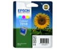 Epson T018 - Print cartridge - 1 x colour (cyan, magenta, yellow) - 300 pages - blister with RF alarm thumbnail 1