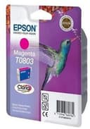 Epson T0803 - Print cartridge - 1 x magenta - blister with RF alarm thumbnail 2