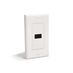StarTech.com Single Outlet Female HDMI Wall Plate White - Wall mount plate - white - HDMIPLATE - Wall mount plate - white - for P/N: FPCEILPTBLP, FPWFXBAT, FPWHANGER, FPWTLTBAT, FPWTLTPORT, MBLTVSTNDEC, VIDWALLMNT
