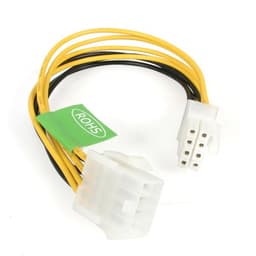 StarTech.com EPS 8 Pin Power Extension Cable - Power extension cable - 8 pin EPS12V (F) to 8 pin EPS12V (M) - 7.9 in - EPS8EXT - Power extension cable - 8 pin EPS12V (F) to 8 pin EPS12V (M) - 20 cm - for StarTech.com 430, 530