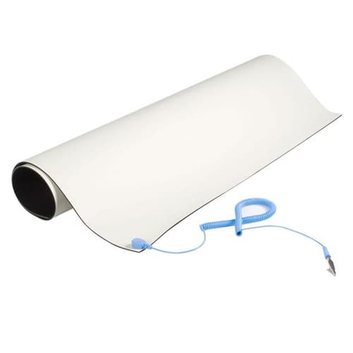 StarTech.com Anti-Static Mat - 25" x 27.5" Electrical Grounding Desk Pad - For Home or Work - Beige (M3013) - Desktop anti-static mat - beige