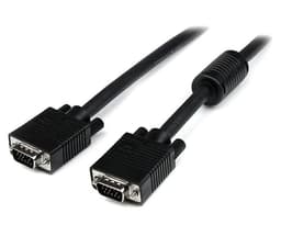 StarTech.com 2m Coax High Resolution Monitor VGA Video Cable HD15 M/M - VGA cable - HD-15 (VGA) (M) to HD-15 (VGA) (M) - 2 m - molded - black