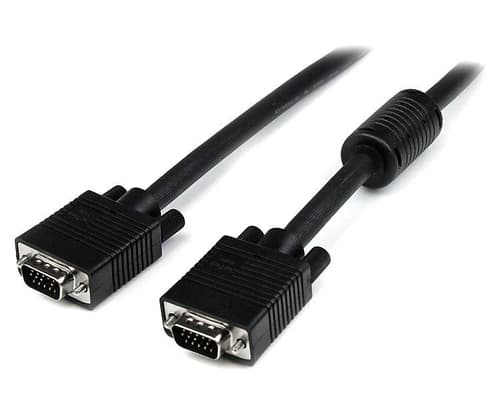 StarTech.com 30m Coax High Resolution Monitor VGA Video Cable HD15 M/M - VGA cable - HD-15 (VGA) (M) to HD-15 (VGA) (M) - 30 m - molded - black