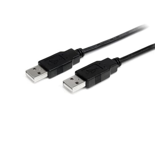 StarTech.com 2m USB 2.0 A to A Cable - M/M - 2m USB 2.0 aa Cable - USB a male to a male Cable (USB2AA2M) - USB cable - USB (M) to USB (M) - USB 2.0 - 2 m - black - for P/N: SV231HDMIUA