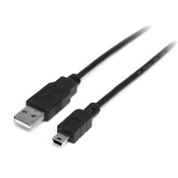 StarTech.com 1m Mini USB 2.0 Cable A to Mini B M/M - USB cable - USB (M) to mini-USB Type B (M) - USB 2.0 - 1 m - black