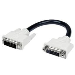StarTech.com 6in DVI-D Dual Link Digital Port Saver Extension Cable M/F - DVI-D Male to Female Extension Cable - 6 inch - 2560x1600 (DVIDEXTAA6IN) - DVI extension cable - dual link - DVI-D (M) to DVI-D (F) - 15.2 cm - black - for P/N: CDP2DVIMM2MB, DP2DVI2MM3, DP2DVI2MM6, DP2DVIMM6, DP2DVIMM6BS, DP2DVIMM6X10, HDDVIMM3