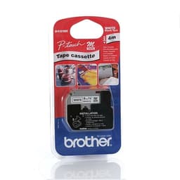 Brother M-K221SBZ - Black on white - Roll (0.9 cm x 4 m) 1 cassette(s) non-laminated tape - for P-Touch PT-55, PT-65, PT-75, PT-80, PT-85, PT-BB4, PT-M95