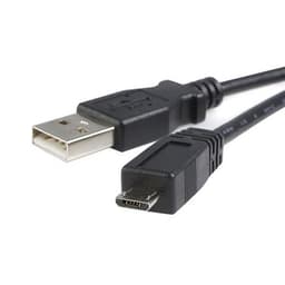 StarTech.com 0.5m Micro USB Cable A to Micro B - USB cable - USB (M) to Micro-USB Type B (M) - USB 2.0 - 50 cm - black - for P/N: KITBXAVHDPEU, KITBXAVHDPUK
