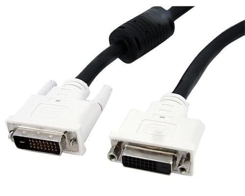 StarTech.com 2m DVID Dual Link Monitor Extension Cable M/F - DVI extension cable - dual link - DVI-D (M) to DVI-D (F) - 2 m - black