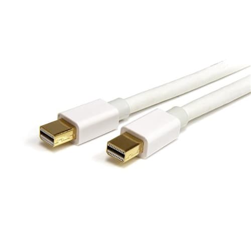 StarTech.com 3m (10 ft) White Mini DisplayPort Cable - Mini Display Port to Mini Display Port - 2x Mini DP (m) - 3 meter, 10 feet (MDPMM3MW) - DisplayPort cable - Mini DisplayPort (M) to Mini DisplayPort (M) - 3 m - white - for P/N: CDP2MDP, CDP2MDPEC, CDP2MDPFC, CDPVDHDMDP2G, CDPVDHDMDPRG, CDPVDHDMDPSG, CDPVDHMDPDP
