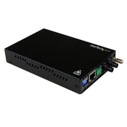 StarTech.com 10/100 Mbps Ethernet to Fiber Optic Media Converter - Steel - Chassis Mount - ST Multimode - 1310nm - 2km (ET90110ST2) - Fibre media converter - 100Mb LAN - 10Base-T, 100Base-FX, 100Base-TX - RJ-45 / ST multi-mode - up to 2 km - 1310 nm - for P/N: ETCHS2U, SVA12M2NEUA, SVA12M5NA