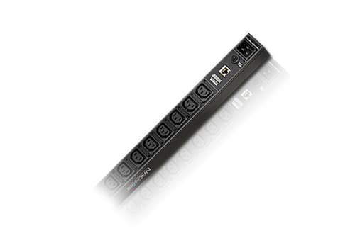 ATEN Energy PDU PE1216G - Power distribution unit (rack-mountable) - AC 100-240 V - input: IEC 60320 C20 - output connectors: 16 - 0U - Worldwide — view 1