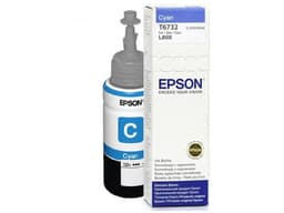 Epson Ink Cartridges, T6732, 6 colour ink bottles, Singlepack, 1 x 70.0 ml Cyan