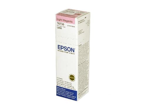 Epson Ink Cartridges, T6736, 6 colour ink bottles, Singlepack, 1 x 70.0 ml Light Magenta