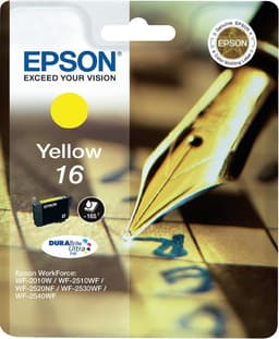 Epson 16 - 3.1 ml - yellow - original - ink cartridge - for WorkForce WF-2010, 2510, 2520, 2530, 2540, 2630, 2650, 2660, 2750, 2760