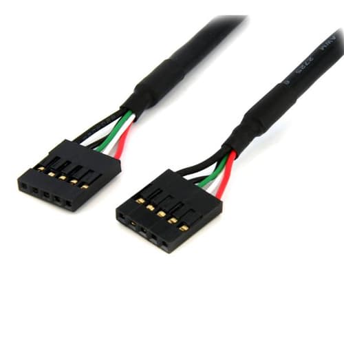 StarTech.com 24in Internal 5 pin USB IDC Motherboard Header Cable F/F - USB cable - 5 pin IDC (F) to 5 pin IDC (F) - USB 2.0 - 2 ft - black - USBINT5PIN24 - USB cable - 5 pin IDC (F) to 5 pin IDC (F) - USB 2.0 - 60.7 cm - black