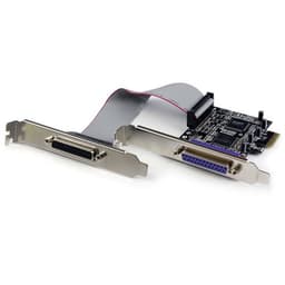StarTech.com 2 Port PCI Express / PCI-e Parallel Adapter Card - IEEE 1284 with LP Bracket - 2x DB25 (F) PCIE Parallel Port Card (PEX2PECP2) - Parallel adapter - PCIe - IEEE 1284 x 2