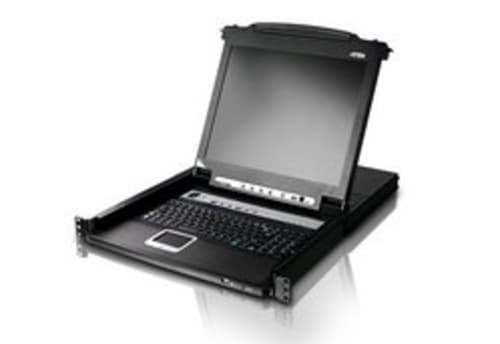 ATEN Slideaway CL5708N - KVM console - 19" - rack-mountable - 1280 x 1024 @ 75 Hz - 1U