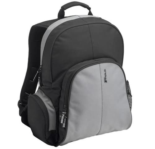 Targus Notebook Backpac, Padded notebook compartment for screens up to 15.4", Hard wearing two-tone nylon modern design. — view 1