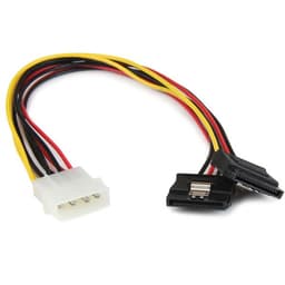 StarTech.com 12in LP4 to 2x Latching SATA Power Y Cable Splitter Adapter - 4 Pin LP4 to Dual SATA Y Splitter - Power adapter - 4 PIN internal power (M) to SATA power (F) - 30 cm - latched - for P/N: 35S24M2NGFF, HSB13SATSASB, HSB1SATSASBA, HSB1SATSASVA, HSB43SATSASB, S32M2NGFFPEX