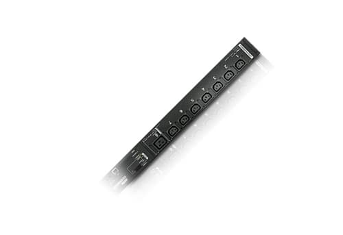 ATEN PE6216G - Power distribution unit (rack-mountable) - 3.7 kW - Ethernet 10/100 - input: IEC 60320 C20 - output connectors: 16 - 0U — view 1