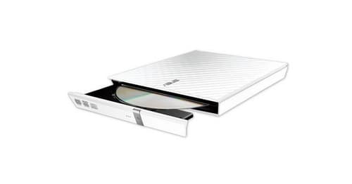 ASUS SDRW-08D2S-U LITE - Disk drive - DVD�RW (�R DL) / DVD-RAM - 8x/8x/5x - USB 2.0 - external - white — view 1