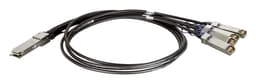 D-Link Direct Attach Cable - Direct attach cable - QSFP+ to QSFP+ - 1 m - twinaxial