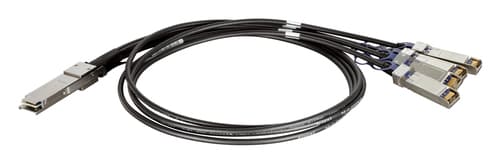D-Link Direct Attach Cable - Direct attach cable - QSFP+ to QSFP+ - 1 m - twinaxial