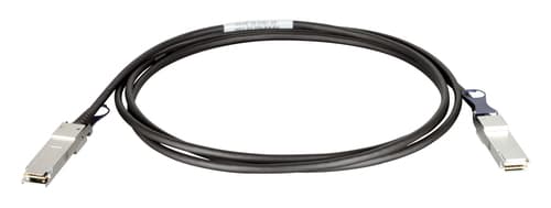 D-Link Direct Attach Cable - Direct attach cable - QSFP+ to QSFP+ - 3 m - twinaxial — view 1