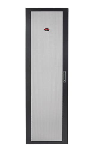 APC NetShelter SV Perforated Flat Door - Rack door - black - 42U - for P/N: NBPD0160A, NBWL0355A, SMX3000HV-BR, SRT1000RMXLI, SRT1000RMXLI-NC, SRT1500RMXLA-NC