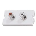 2 X PHONO F/F SNAP IN BEZEL FOR USE thumbnail 1