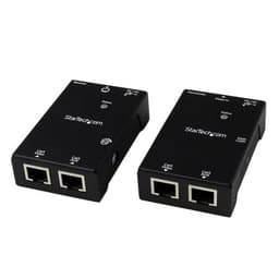 StarTech.com HDMI Over CAT5e / CAT6 Extender with Power Over Cable - 165 ft (50m) HDMI Video/Audio Over Dual Ethernet Cable Extender (ST121SHD50) - Video/audio extender - over CAT 5e/6 - up to 50 m - for P/N: ST128HDMI2, SVA12M2NEUA, SVA12M5NA, VIDWALLMNT
