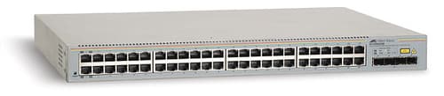 Allied Telesis AT GS950/48 WebSmart Switch - Switch - Managed - 48 x 10/100/1000 + 4 x shared SFP - desktop