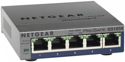 ProSAFE 5-Port Gigabit Unmanaged Plus Switch (With VLANs, QoS & IGMP Snooping) — view 1