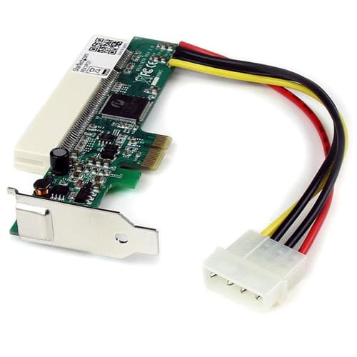 StarTech.com PCI Express to PCI Adapter Card - PCIe to PCI Converter Adapter with Low Profile / Half-Height Bracket (PEX1PCI1) - PCIe x1 to PCI slot adapter
