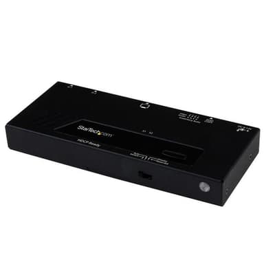 StarTech.com 2 Port HDMI Switch w/ Automatic and Priority Switching - 2 In 1 Out HDMI Selector with Automatic Priority Switching - 1080p (VS221HDQ) - Video/audio switch - desktop - for P/N: SVA12M2NEUA, SVA12M5NA