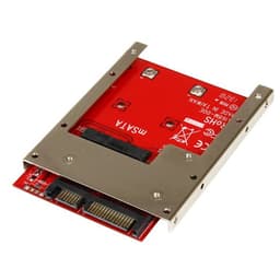 StarTech.com mSATA SSD to 2.5in SATA Adapter Converter - mSATA to SATA Adapter for 2.5in bay with Open Frame Bracket and 7mm Drive Height (SAT32MSAT257) - Storage controller - 1 Channel - SATA 6Gb/s - SATA 6Gb/s - for P/N: BRACKET125PT, BRACKET125PTP, SATERASER4, SDOCK1EU3P2, SDOCK4U313, USB31C2SAT3