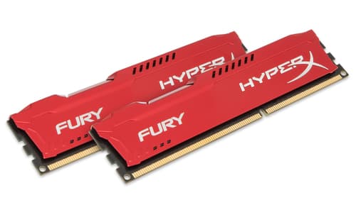8GB 1866MHz DDR3 CL10 DIMM (Kit of 2) HyperX Fury Red Series