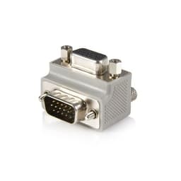 StarTech.com Right Angle VGA Adapter - Right Angle VGA to VGA - Male/Female - Type 1 - VGA Adapter Cable (GC1515MFRA1) - VGA adapter - HD-15 (VGA) (M) to HD-15 (VGA) (F) - grey - for P/N: MXTHQMM2MA, MXTHQMM5MA, MXTMMHQ2M, MXTMMHQ30M, MXTMMHQ3M, MXTMMHQ5M, MXTMMHQ7M