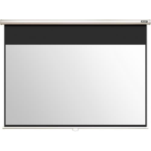Acer E100-W01MW - Projection screen - ceiling mountable, wall mountable - motorised - 220/230 V - 100" (254 cm) - 16:10 - Matt White — view 1