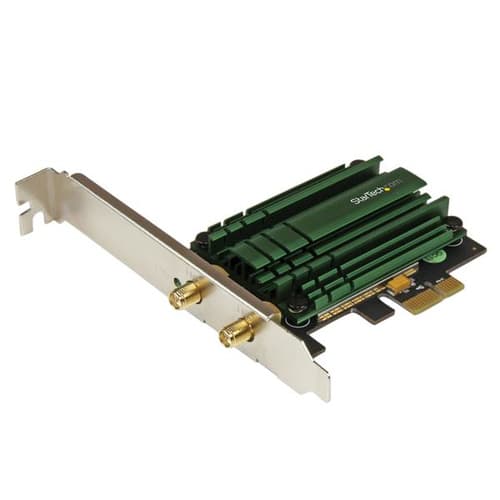 StarTech.com PCI Express AC1200 Dual Band Wireless-AC Network Adapter - PCIe 802.11ac WiFi Card - 2.4 / 5GHz Wireless-AC Card (PEX867WAC22) - Network adapter - PCIe low profile - 802.11a, 802.11b/g/n, Wi-Fi 5
