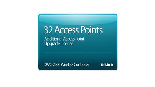 D-Link Business Wireless Plus License - Upgrade licence - 32 managed access points - for D-Link DWC-2000 Wireless Controller