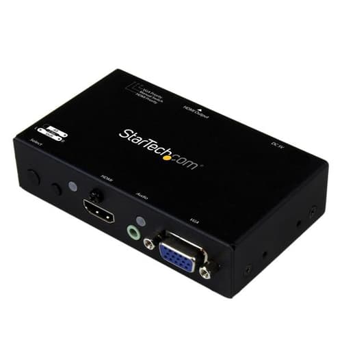 StarTech.com 2x1 VGA + HDMI to HDMI Switch / Selector Box - 1080p Multi Video Input Automatic Switcher - 2 Computers In 1 Monitor Out (VS221VGA2HD) - Video/audio switch - desktop - for P/N: SVA5N3NEUA