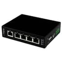 StarTech.com 5 Port Unmanaged Industrial Gigabit Ethernet Switch - DIN Rail / Wall-Mountable Network Switch - Rugged IP30 Gigabit Switch (IES51000) - Switch - 5 x 10/100/1000 - wall-mountable, desktop, DIN rail mountable - DC power thumbnail 1