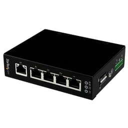 StarTech.com 5 Port Unmanaged Industrial Gigabit Ethernet Switch - DIN Rail / Wall-Mountable Network Switch - Rugged IP30 Gigabit Switch (IES51000) - Switch - 5 x 10/100/1000 - wall-mountable, desktop, DIN rail mountable - DC power