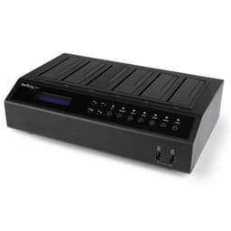 StarTech.com 6 Bay USB 3.0/ eSATA Duplicator and Eraser Dock for 2.5" & 3.5" SATA SSD HDD - 1:5 Standalone Cloner & Wiper Docking Station (SATDOCK5U3ER) - Hard drive duplicator - 5 bays (SATA-300)