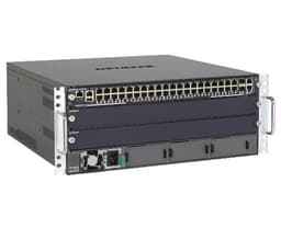 NETGEAR M6100-44G3-POE+ Chassis Starter Kit Bundle (1x XCM8903S Base Chassis, 1x XCM8944 Blade, 1x XCM89P Daughter Card, 1xAPS1000W PSU, 1x AFT603 Fan Tray)