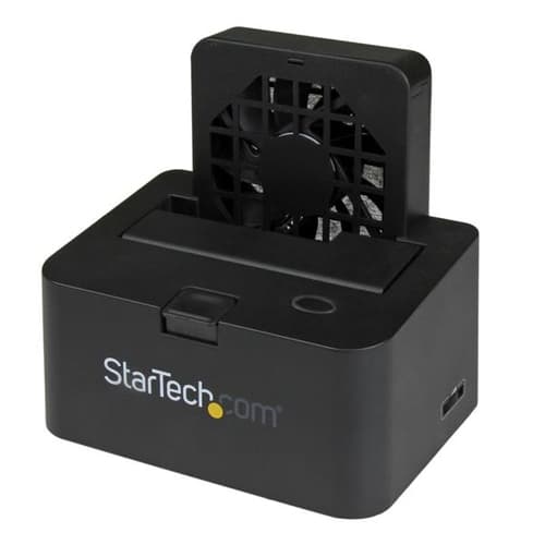 StarTech.com Hot-Swap Hard Drive Docking Station for 2.5"/3.5" SATA III Hard Drives - External eSATA/USB 3.0 Hard Drive Dock w/ UASP (SDOCKU33EF) - Storage controller - 2.5", 3.5" - SATA 6Gb/s - eSATA 6Gb/s, USB 3.0 - black - for P/N: SVA12M2NEUA, SVA12M5NA