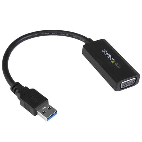 StarTech.com USB 3.0 to VGA Display Adapter 1920x1200, On-Board Driver Installation, Video Converter with External Graphics Card - Windows (USB32VGAV) - USB / VGA adapter - USB Type A (M) to HD-15 (VGA) (F) - USB 3.0 - 19.5 m - 1920 x 1200 (WUXGA) support - for P/N: MXT101MM